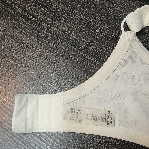 Chantelle Full Coverage Underwire Ivory Lace Bra 42DD - Picture 12 of 16